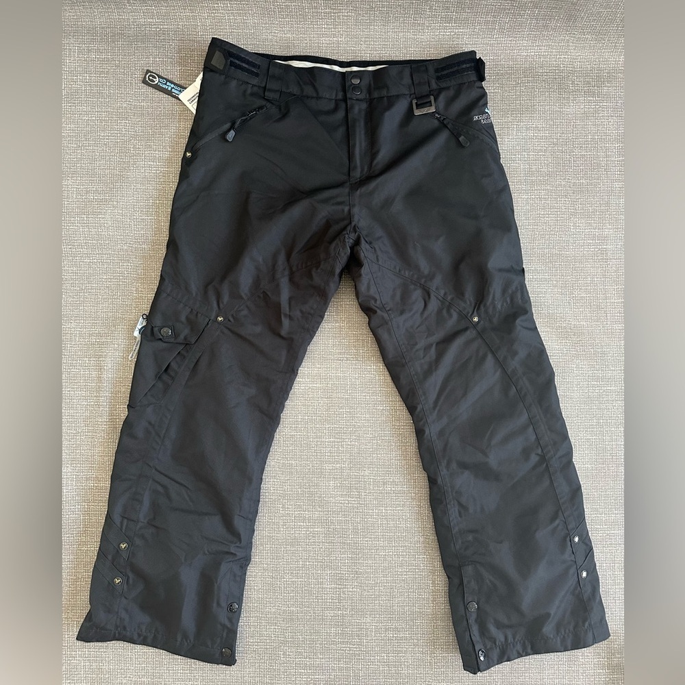 Women’s Snow Pants Waterproof Insulated Ski Snowboard Black Size XL